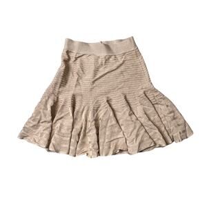 Lil French Brand Nude Twirl Midi Skirt Small 4